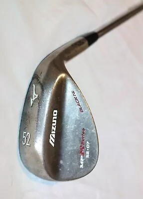 Mizuno MP R Series Black Ni 52°/07 Gap Wedge True Temper Reg Wedge Shaft • $29.95