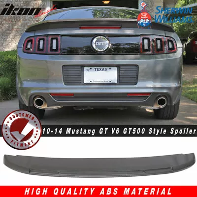 Fits 10-14 Mustang GT V6 GT500 Style Trunk Spoiler Painted # UJ Sterling Gray • $204.99