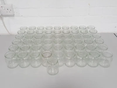 £100 • Buy Lot Of 55 Glass Jars (175 Ml) Lab Glassware