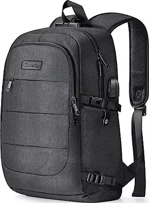 Travel Laptop Backpack Water Resistant Anti-Theft Bag With USB Charging Port ... • $34.15