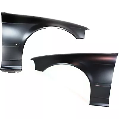 Front Fender Set For 1992-1995 BMW 325i 320i 1992-1996 318i Sedan Primed Steel • $149.27