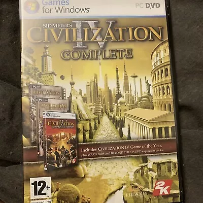 Sid Meier's Civilization IV 4 The Complete Edition PC Game Windows(b40/50)ukimpo • $40