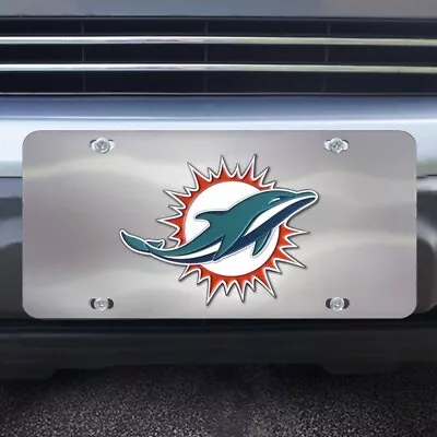 Miami Dolphins Logo Diecast License Plate Tag • $32.99