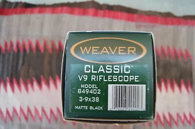 Weaver V9  3-9x38mm Rifle Scope • $150