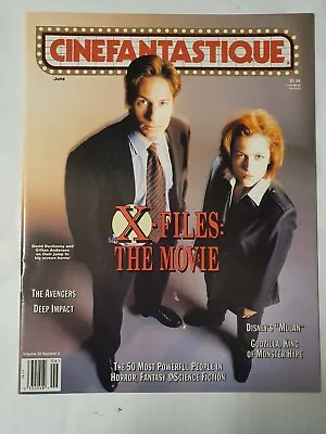 CINEFANTASTIQUE Vol.30 # 2 - X-FILES: THE MOVIE - VINTAGE FILM MAGAZINE - 1998 • £5.95