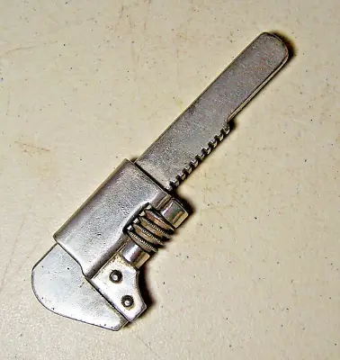 Antique MOSSBERG Adjustable Bicycle Wrench (99% Original Plating Remains ) • $10