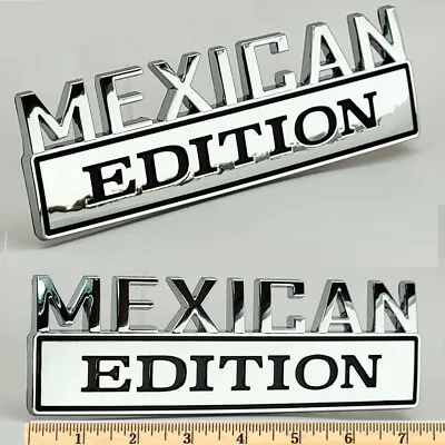 1pc MEXICAN EDITION Chrome Emblem Badges Decal Car Truck SUV Boat Universal • $12.99