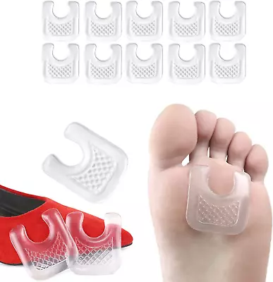 10 Pieces Waterproof Toe Cushions Pads U-Shaped Gel Callus Pads From Rubbing R • $14.34