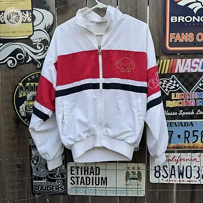 Vintage Ellesse Windbreaker Jacket Full Zip Men's Size M 90's Red • $10