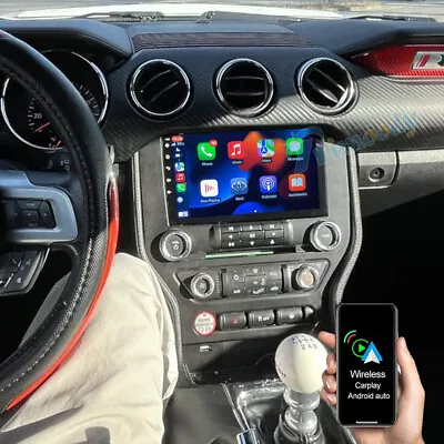 9  Android 13 Carplay Car Stereo Radio GPS NAVI 2+32G For Ford Mustang 2015-2021 • $169.99