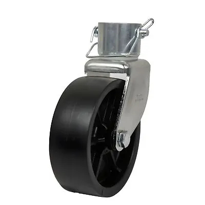 6  Inch Trailer Swirl Jack Wheel Caster 1200lbs With Pin Boat Hitch Replacement • $18.48