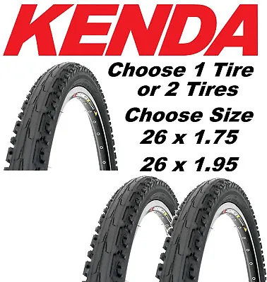 1 Or 2Pack Kenda Kross Plus K847 26  X 1.75 OR 1.95  Urban Semi Slick Bike Tire • $32.04