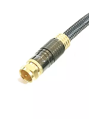 $9.50 • Buy 0.5m F Type Male To Male Digtal TV Antenna Cable Flylead Aerial Cord Coax Lead 