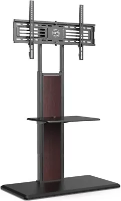 FITUEYES TV Floor Stand With Invisible Wheels For 32-75 Inch Swivel Tv Stand • £99.99