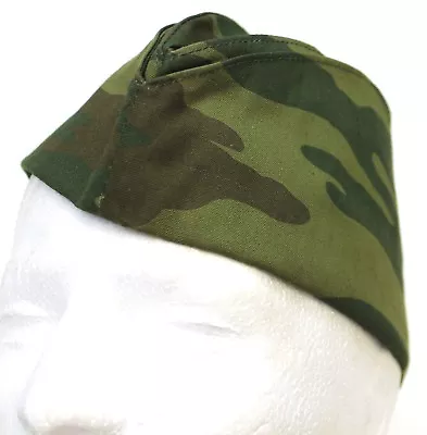 £3.99 • Buy GENUINE RUSSIAN ARMY FORAGE / COMBAT HAT In FLORA CAMO 54 55 56cm