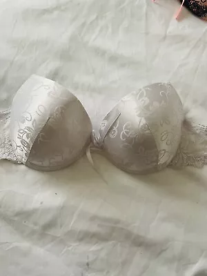 UK Size Sexy Lace Full Cup Bra 34 Padded Push Up Multiway Strapless Underwires • £3