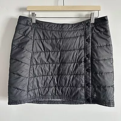 Smartwool PhD SmartLoft Quilted Puffer Skirt Size XL Black Hiking Outdoors • $42