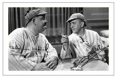Laurel & Hardy Signed Photo Print Poster Autograph Poster The Big Noise • £6.90