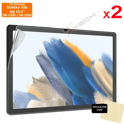 2x CLEAR Screen Protector Covers For Samsung Galaxy Tab A8 10.5  SM-X200 X205 • £2.89