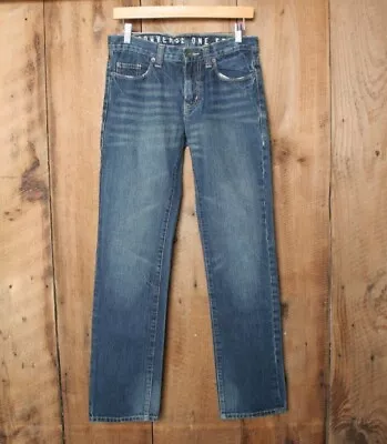 CONVERSE One Star Slim Fit Straight Leg Blue Jeans Sz. 28x30 • $24.95