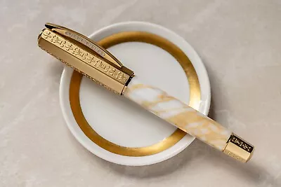 Visconti Il Magnifico Calacatta Gold Limited Edition Rollerball Pen • $1916