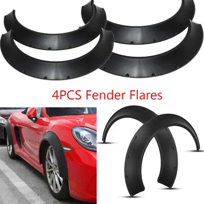 4PCS Fender Flares Over Wide Body Kit Wheel Arches Protector For E30 E32 E34 E36 • $63.77