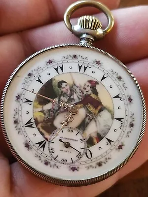 $1499 • Buy Vintage Antique Vacheron Constantin Silver Pocket Watch Skeleton
