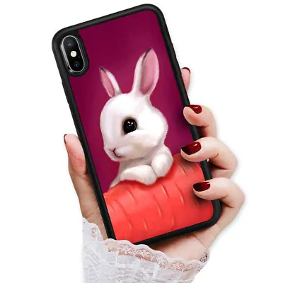 ( For IPhone XS / IPhone X ) Back Case Cover H23079 Cute Rabbit • $9.99