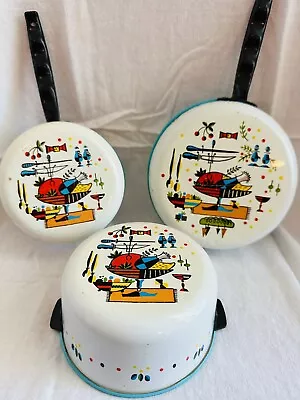 Vintage Children’s Cookware 3 Piece Set • $12