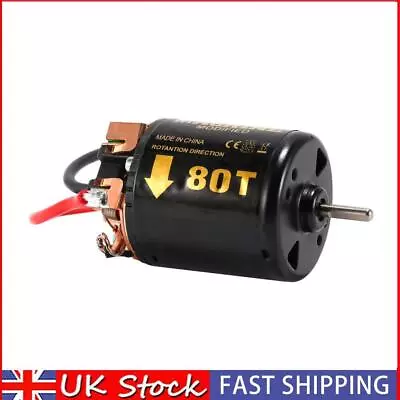 F540 80T Brushed Motor Waterproof For 1/10 RC Crawler Axial SCX10 JL Car UK • £10.99