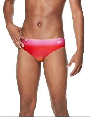 SPEEDO Men's SOLAR COLORS TEQUILA SUNRISE 50% OFF MSRP Always Authentic • $21.97