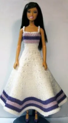£3.50 • Buy Knitting Pattern Sindy Barbie Teenage Fashion Doll Clothes Dress Beautiful White