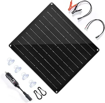 Topsolar Solar Panel Kit 10W 12V Monocrystalline With 10A Solar Charge + Cable • £14.99