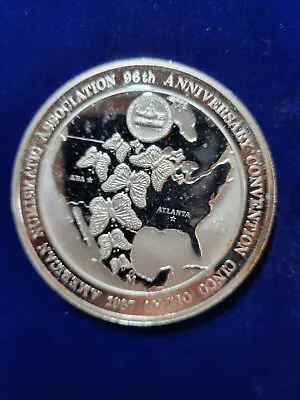 $239.99 • Buy 🌟 1987 Mexico Butterfly Migration 96th ANA Convention 5 Oz Onzas Silver Proof  