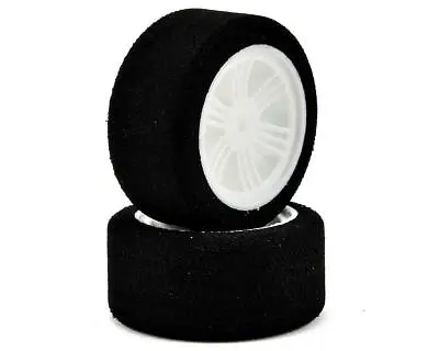 Contact 12mm Hex 30mm 1/10 Nitro Sedan Foam Rear Tires (2) (White) (35 Shore) • $9.99