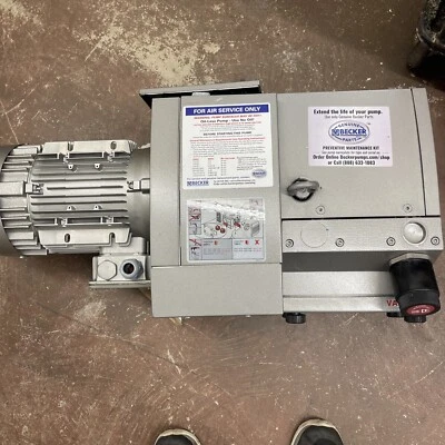 $2000 • Buy Becker Kvt 3.60 Oil Less Rotary Vane Vacuum Pump Kvt Lightly Damaged 