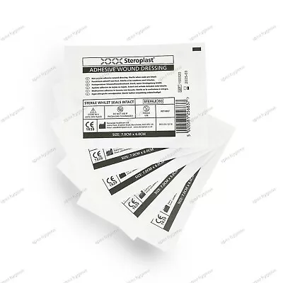 STEROPORE  Flexible Adhesive Wound Dressings Hypoallergenic Latex Free All Sizes • £20.31