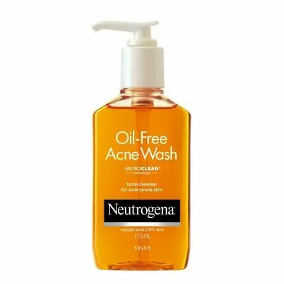 Neutrogena Oil Free Acne Wash For Acne Prone Skin With Salicylic Acid 175ml • $45.09