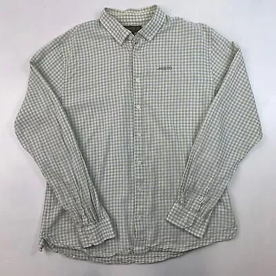 Mens Musto Green Chequered Shirt XL • £22.90