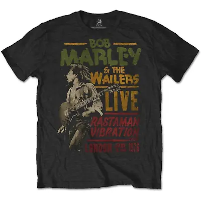 Bob Marley Unisex T-Shirt Rastaman Vibration Tour 1976 • $17.30