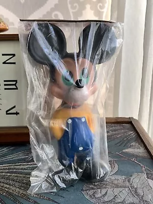 Very Rare Vtg Mickey Mouse Rubber Toy Made Zagreb Walt Disney Production NEW • $149.99