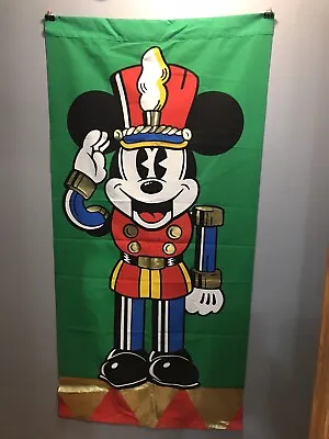 Vintage 6’x3’ Disney Mickey Mouse  Mickey Nutcracker  Banner  1990’s ***READ*** • $300