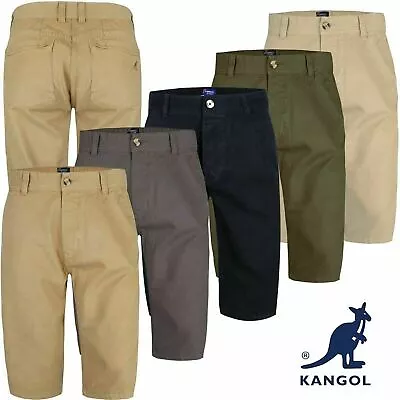 Mens Chino Summer Shorts Knee Length Long 3/4 Casual Bottom Cotton Pant Branded • $14.92