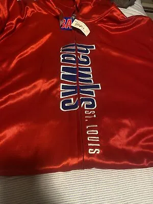 Vintage 1955-56 St. Louis Hawks Basketball Warm Up Suit  Size XXl Nwt • $50