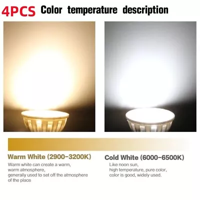 4X LED Bulb Spotlight 7W MR16 GU10 E27 SMD Lamp 110V Bright Warm /Cool White HOT • $11.33