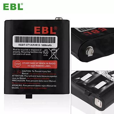 EBL 3.6V 1000mAh Rechargeable Battery Lot For Motorola Talkabout 53615 KEBT-071A • $8.09