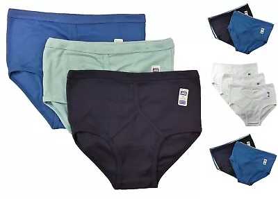 6 Pairs Men's Y-Fronts Underpants 100% Pure Cotton Underwear SM L XL XXL 5XL • £15.79