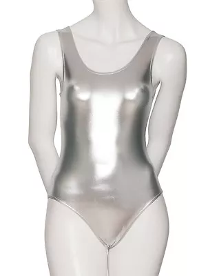 Ladies Girls Dance Sleeveless Shiny Lycra Leotard All Colours & Sizes KDC026 • £11.55