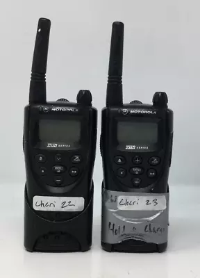 Motorola XTN Series XU2600 Black UHF 2-Way Radio Walkie Talkie (Lot Of 2) • $60