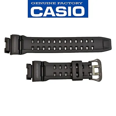 Genuine CASIO G-SHOCK Gulfman Watch Band Strap G-9100BP-1 Black Rubber • $110.71